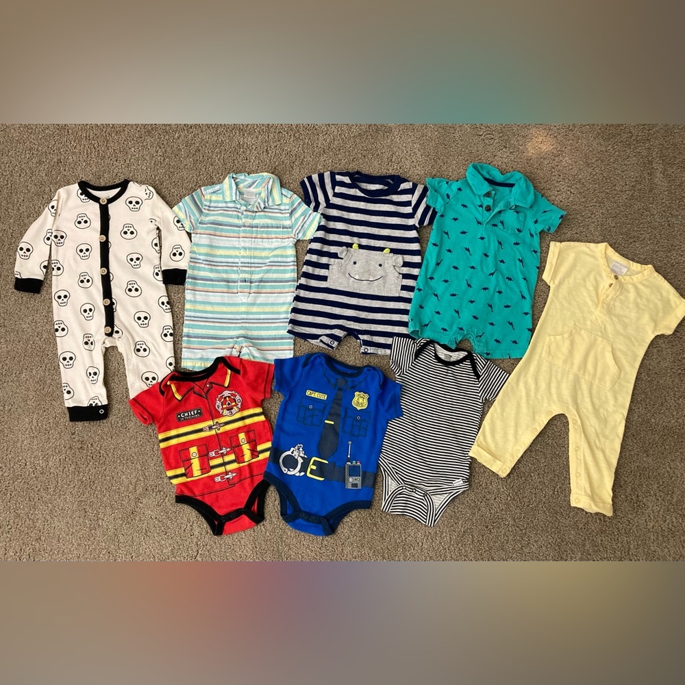 Lot of baby boy clothes 6-9 month: 18 pieces clothes + Bath&SleepWear